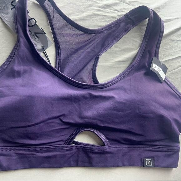 Zobha Purple Workout Top and NWT Size Medium - Picture 4 of 10